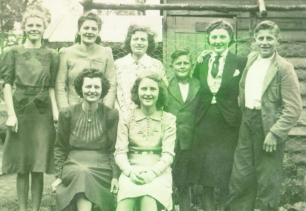 Vintage photo of the Duggan Family